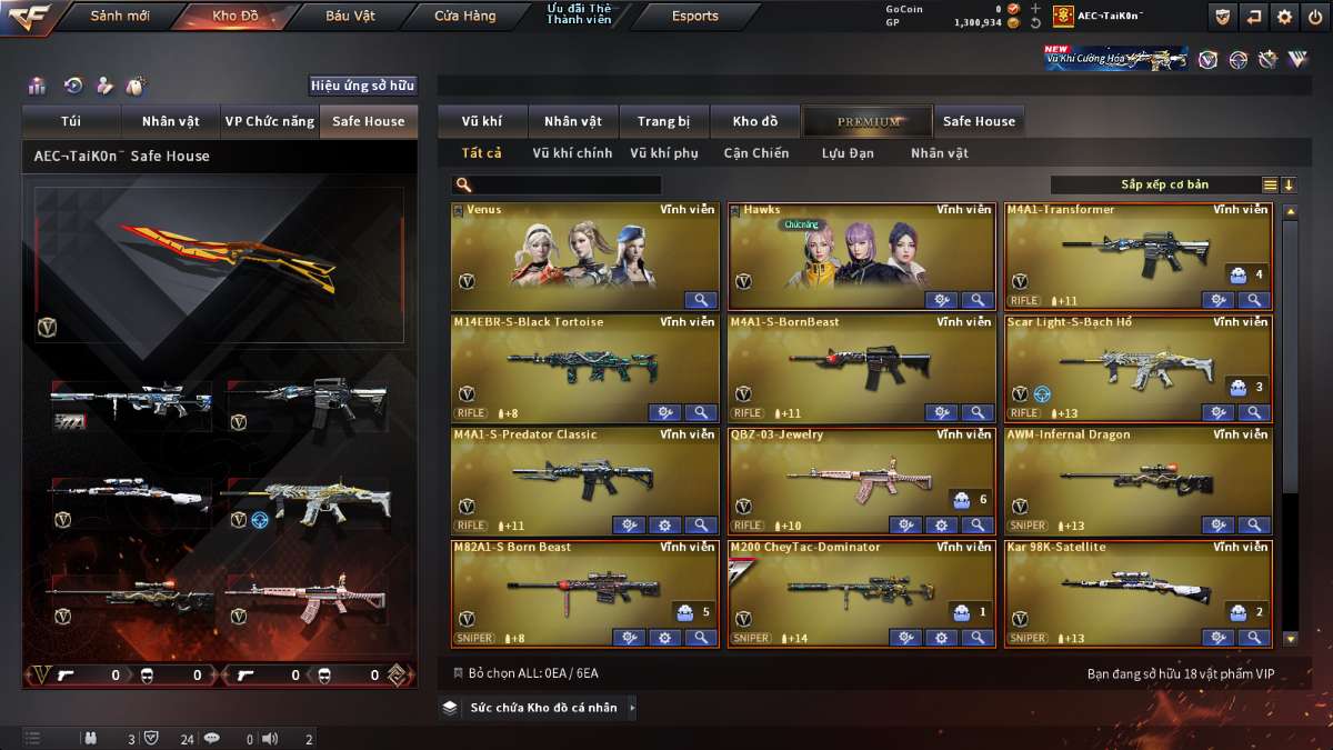 shop acc cf uy tin gia re